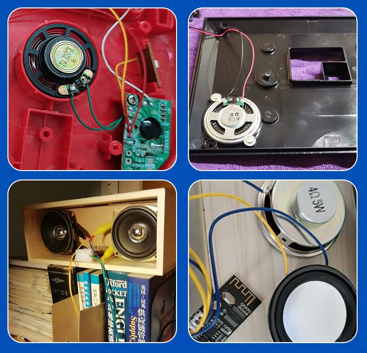 Fielect DIY Magnetic Speaker 5W 8 Ohm 66mm Diameter Round Shape Replacement Loudspeaker 1pcs - Image 4